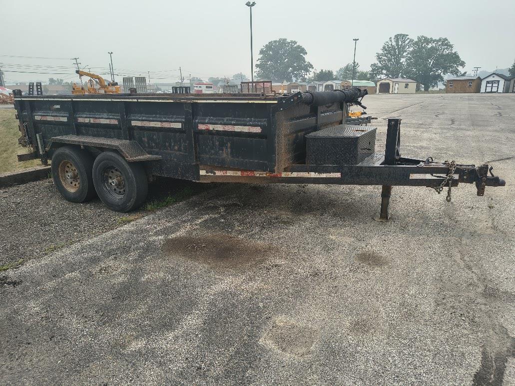 Rental store for TRAILER, DUMP 14 , 2 AXLE, BLACK in Owosso MI