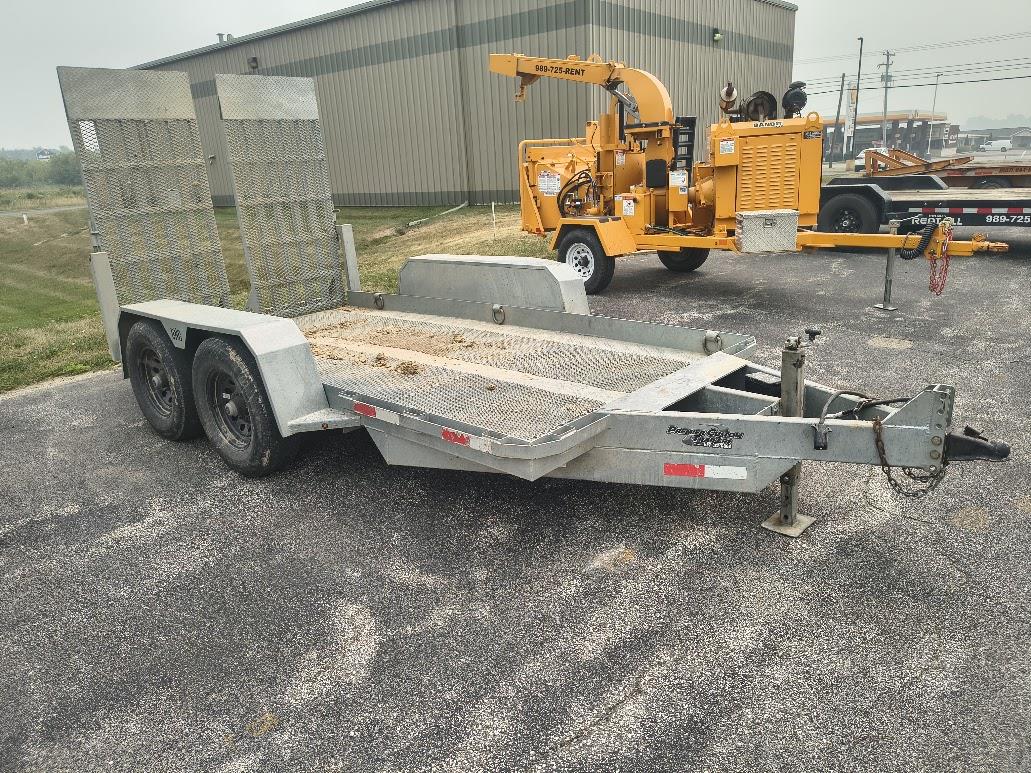 Rental store for TRAILER, GALVANIZED 2 AXLE W RAMPS in Owosso MI